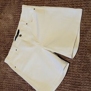 Calvin Klein White Jean Shorts Size 14
